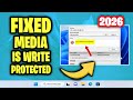 Rufus Error: “Media Is Write Protected” on USB Drive - How To Fix it