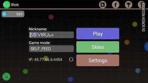Blob. Io كيف تسوي سيرفر وتلعب مع أصدقائك