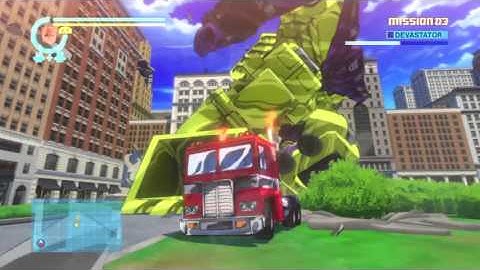 Transformer Devastation- boss 1 Devastator- commander difficulty