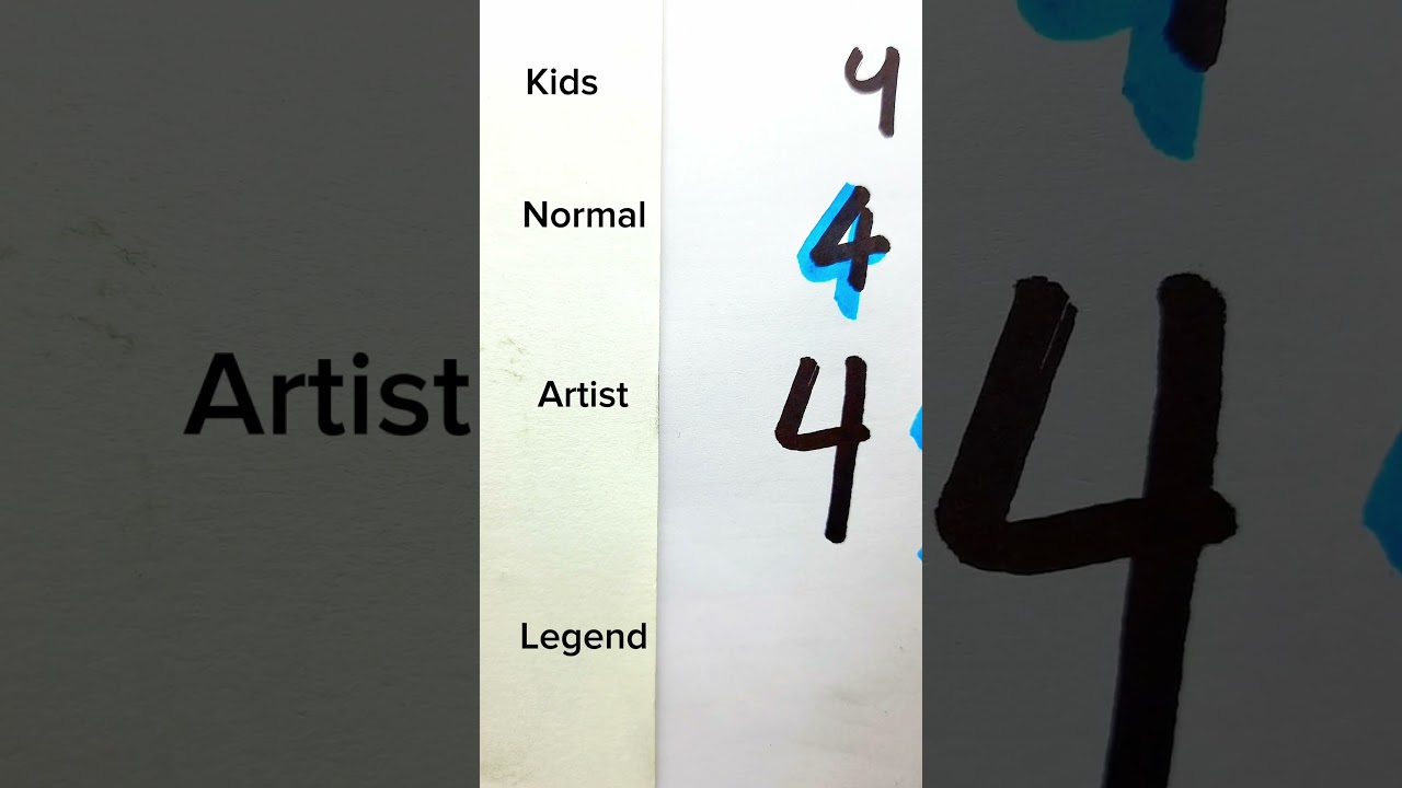 Normal Vs Artist Vs Legend art 😎 😏 