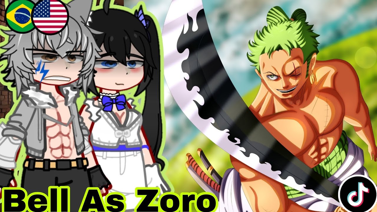 Danmachi React to Bell As Zoro - Gacha React 🇺🇲🇧🇷