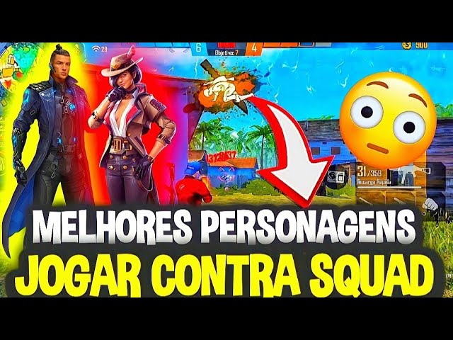 Free Fire: os melhores personagens para jogar Contra Squad