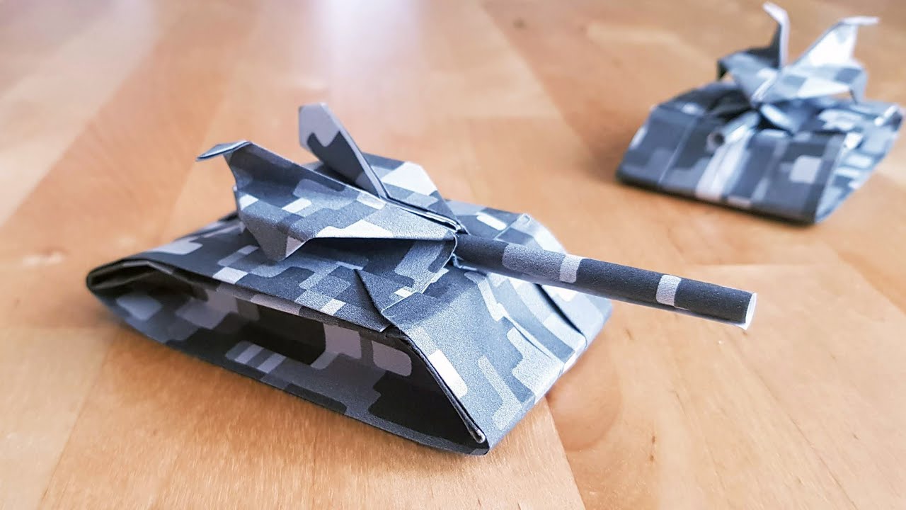 How to Make an Origami Tank