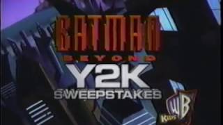 Batman Beyond Y2K Sweepstakes -  Kids WB -  Commercial (1999)