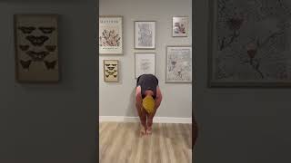 Standing pike stretch
