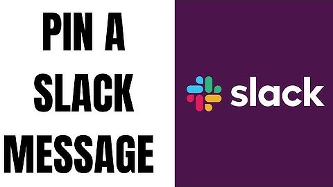 How to Pin a Message on Slack
