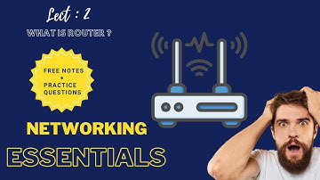 Networking Essentials | lec:2 Routers 🌐| Geeks&Whiz