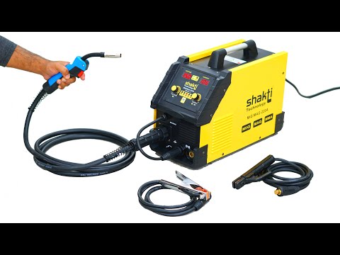 Unboxing and Test Shakti MIG/MAG/MMA Gas/Gasless Welding Machine (3 In 1 Multi process