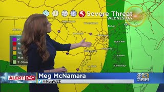 Maryland Weather: Severe Weather Threat Triggers Alert Day For Wednesday