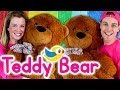 Teddy bear teddy bear turn around  kids nursery rhymes with marty moose