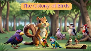 The colony of birds| Moral story | Motivational story | Animated short story| fairytales in English