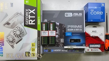 intel Core i5 12400F ASUS PRIME B660M-A WIFI D4 Crucial SSD ZOTAC RTX3060Ti Gaming PC Build