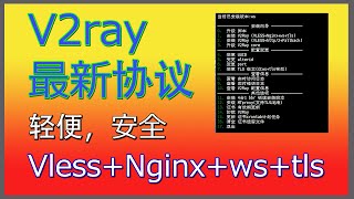 vless一键搭建/VLESS+Nginx+ws+tls/V2ray最新协议/快捷安全