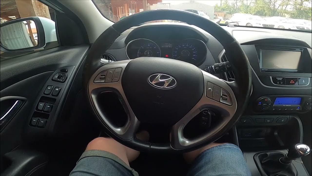 How to Open Gas Tank in Hyundai ix35 ( 2010 2015 ) Unlock Fuel