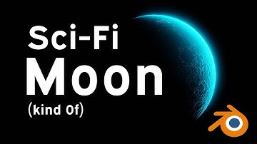 Sci-fi Moon (kind of) in Blender - Beginner lvl