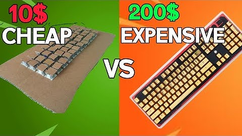 I Used Cheap vs Expensive Gaming Keyboards To Play Fortnite! ($1 vs $200)