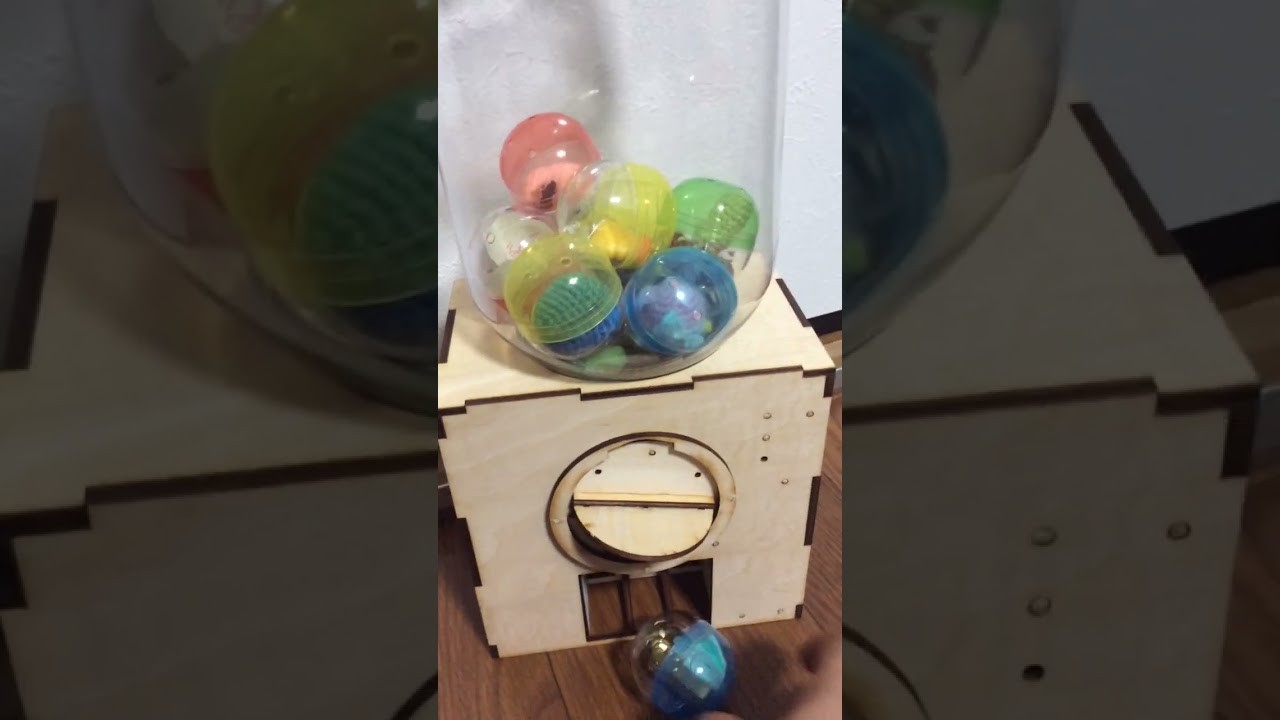 コイン式ガチャガチャ を作ってみた - こたぽん編集室