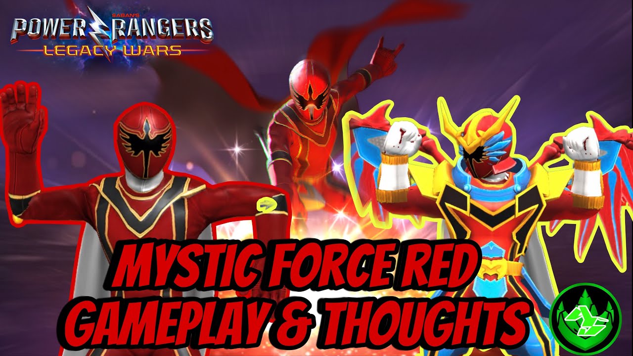 Power Rangers: Legacy Wars - MYSTIC FORCE RED RANGER GAMEPLAY AND ...