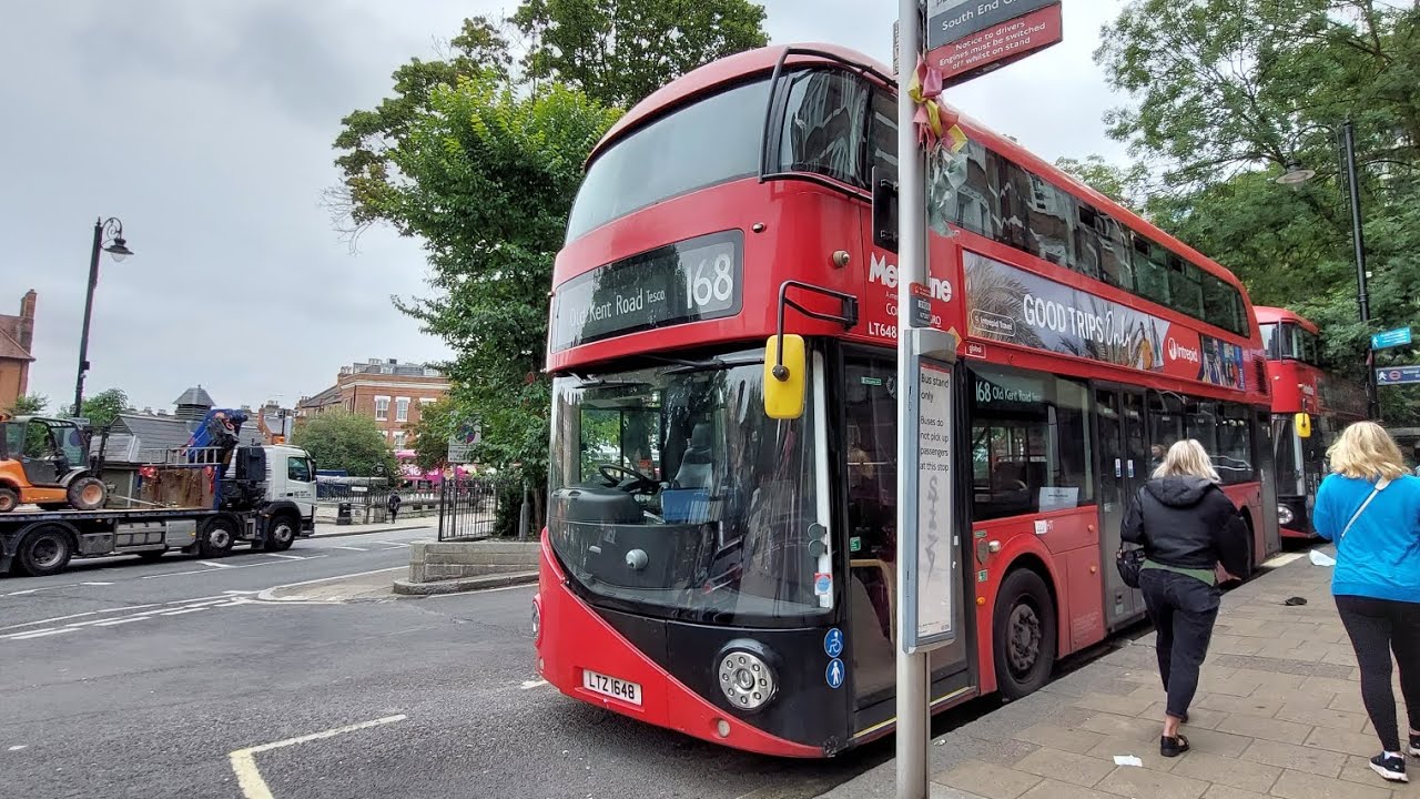 FRV - Metroline Travel LTZ 1648 LT648 - 168 Hampstead Heath - Old Kent Road, Tesco (Being Cut)