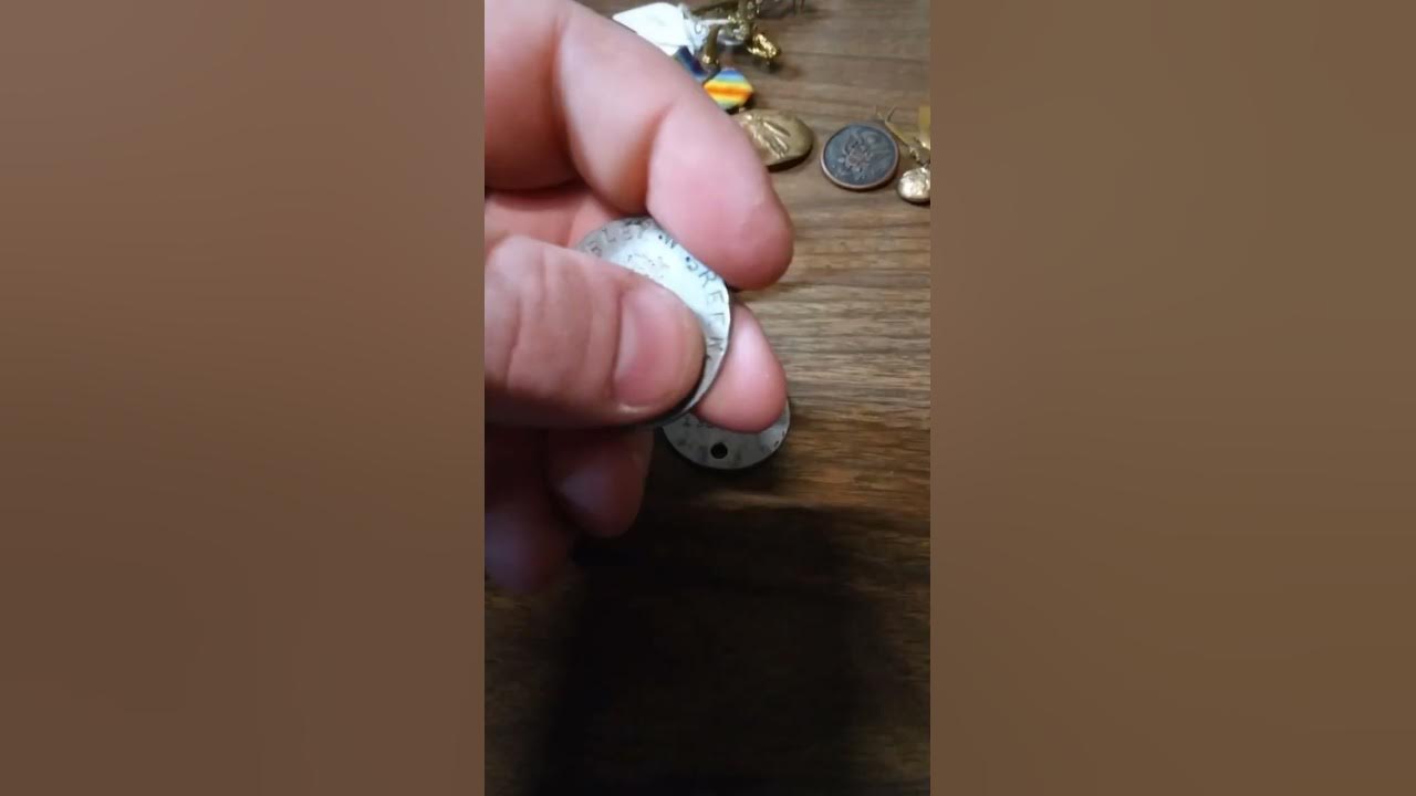 Brief overview of ww1 us army dog tags youtube