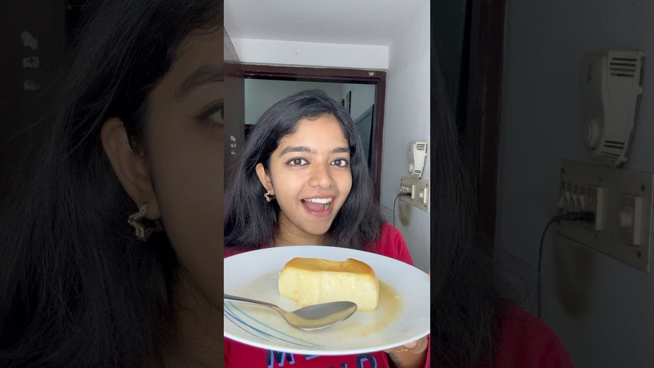 🤩Easy caramel pudding recipe🍮| Only 3 ingredients ahh😱 | Shinchan food😳 