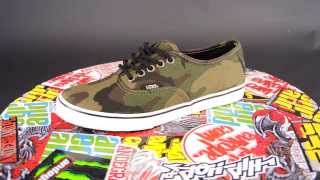 VANS Authentic Lo Pro [(CAMO) MILITARY OLIVE/ MAR]