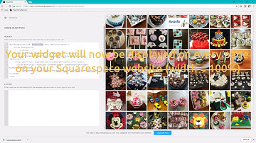 Adding a SnapWidget Instagram widget to your SquareSpace website