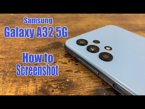 Samsung Galaxy A32 5G - How to Screenshot