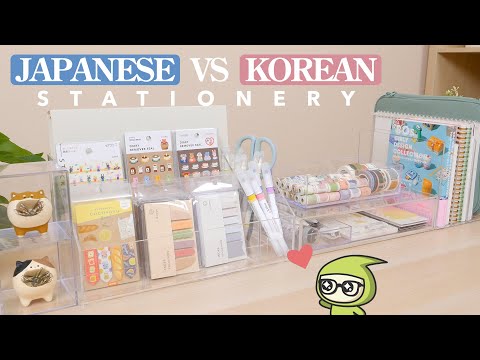 Japanese VS Korean Stationery Part 2: Pens, Washi Tape, Stickers & more!✨