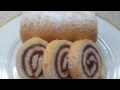 Рулет бисквитный с вареньем! Очень вкусно и быстро!Roll biscuit with jam!Very tasty and quick