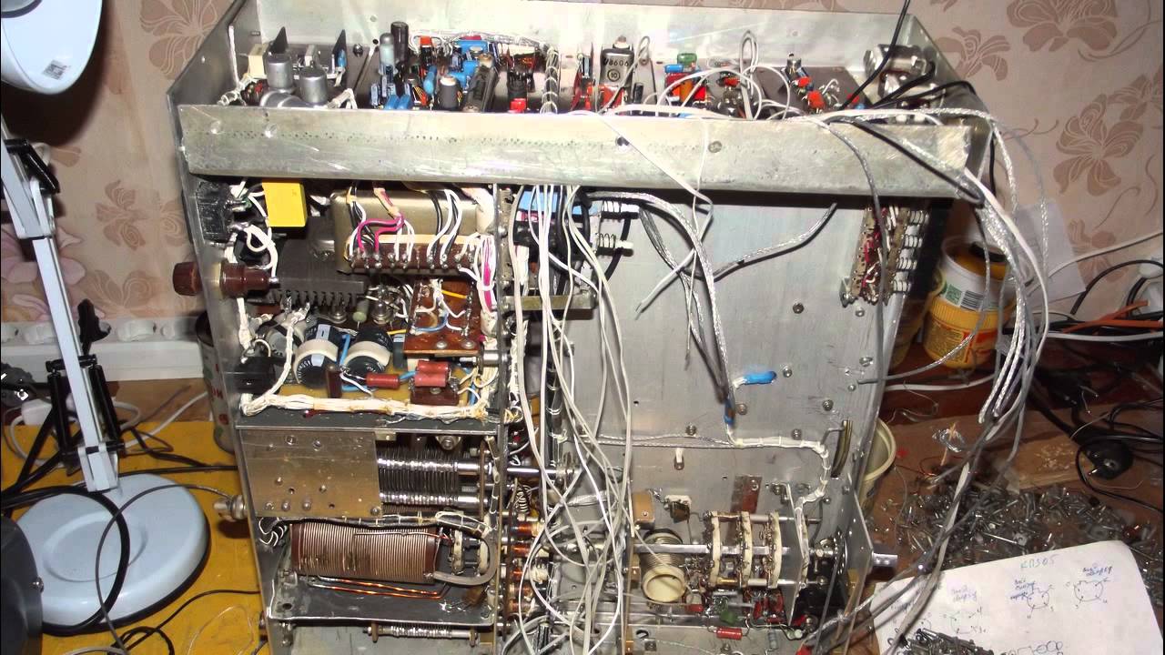 Трансивер "Радио - 77". Монтаж корпуса, элементов и ГПД - YouTube