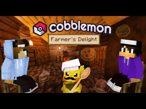 ОБОЖРАЛИСЬ Cobblemon ПРОХОЖДЕНИЕ! | farmeru0027s delight 1.19.2
