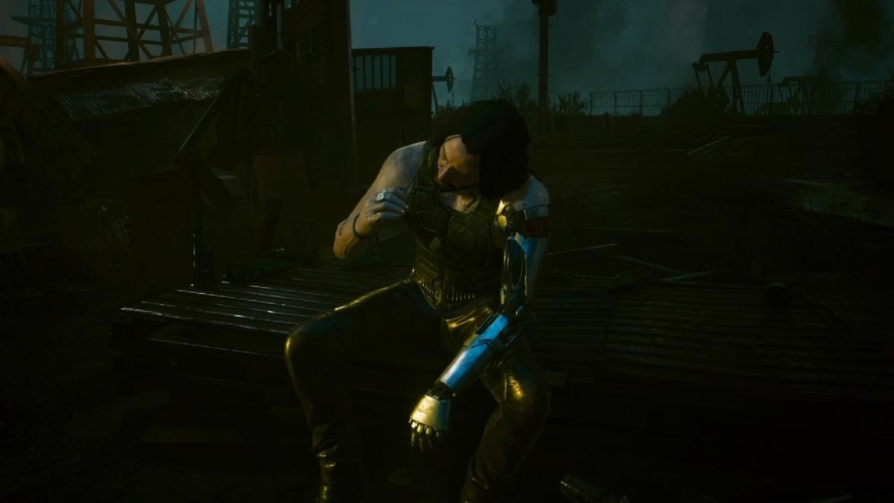 Cyberpunk 2077 Johnny's Grave Scene YouTube