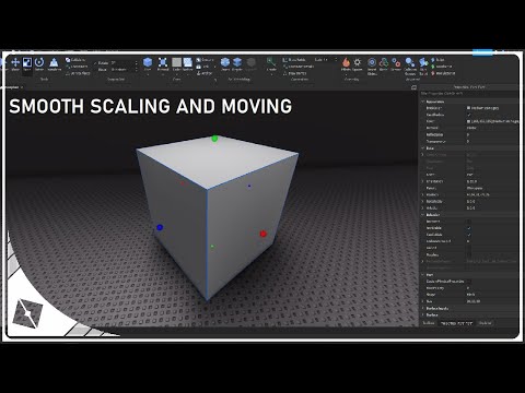 Roblox Tutorial How To Smooth Your Scaling And Moving Youtube - roblox model creator youtube