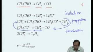 Mod-03 Lec-12 Complex Reactions - Kinetics of chain Reactions & Polymerization
