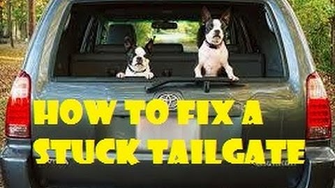 TOYOTA 4Runner HATCH TAILGATE LATCH REPAIR - won