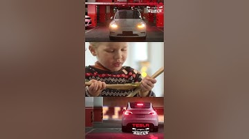 Christmas Eve Tesla light show We Wish You A Merry Christmas #christmas  #lightshow  #tesla