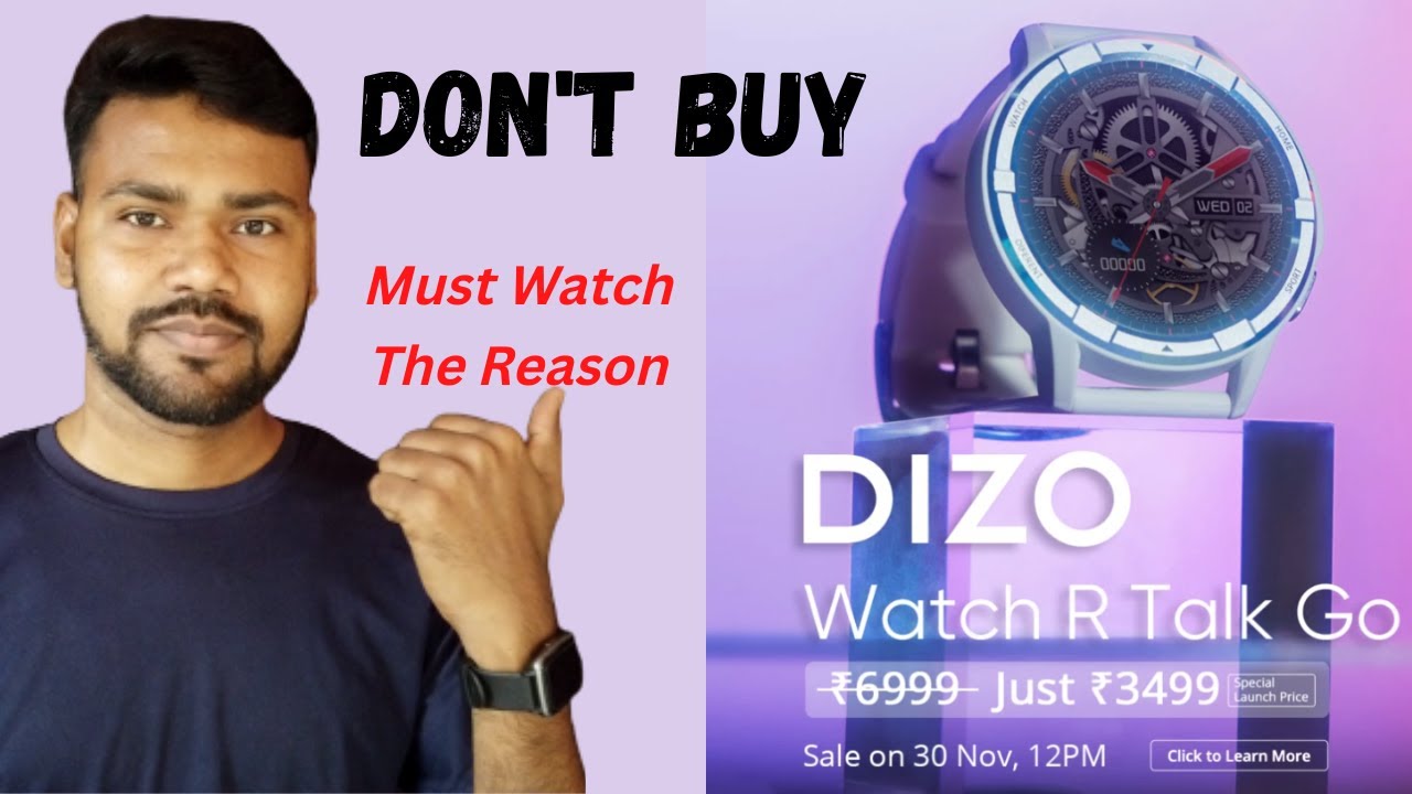 Dizo Watch R Talk Go Sale, Price, Features Review ⌚⌚ Dizo Watch R Talk Go Review ⚡⚡  Sum Tech