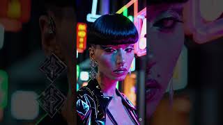 Neon Glow in Tokyo Nights #TokyoNight #neonglow  #futuristicfashion