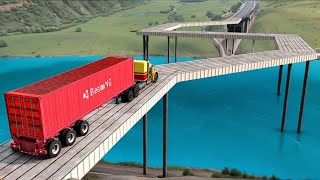 cars vs zig zag bridge | beamng | BeamNG.Drive