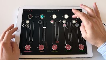 iPad improvisation - Crazy Times (AUM, Borderlands Granular, Spacecraft, Fugue Machine, etc).