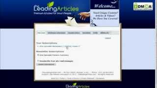 Ultra Spinnable Articles by The Leading Articles