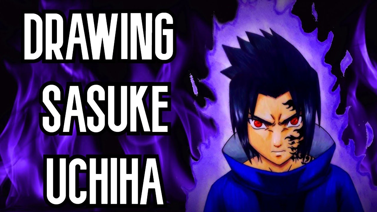 Part 2 Sasuke Uchiha 💜 #sasuke #naruto #anime #drawing