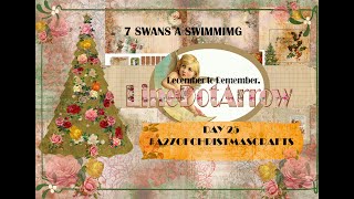 A2Z OF CHRISTMAS CRAFTS-DAY 7-SEVEN SWANS A SWIMMING