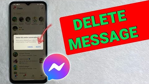 How to Delete message on Facebook messenger - Full guide