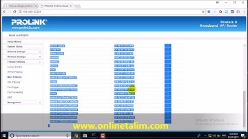 How to block internet access using MAC address in Prolink router in simple way onlinetalim com