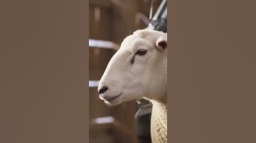 AI Robots Shearing Sheep in a Hyper-Realistic Barn Simulation #farming #automation #sheep