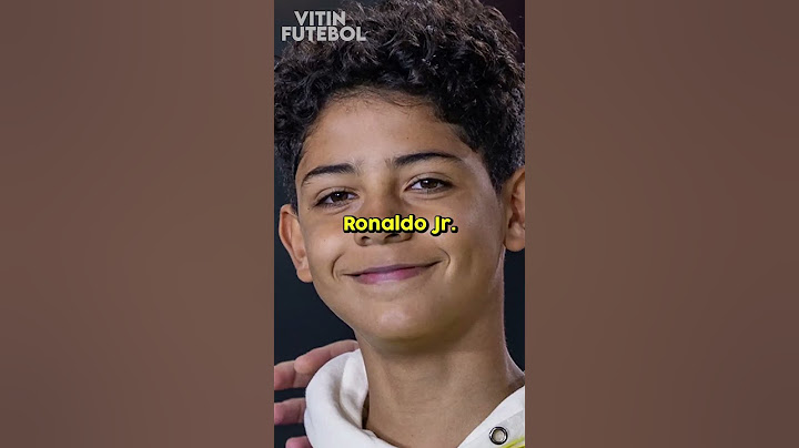 FILHO DO CR7 QUER SER GOLEIRO