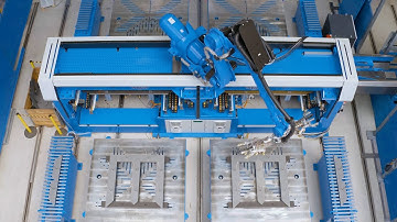 GEORG precisioncut TBA400 robotline - Kernblech Schneidanlage mit STA-Stapelsystem