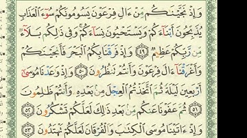 سورة البقرة صفحة ٨ مصحف التجويد